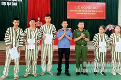 Công bố Quyết định giảm án cho phạm nhân đợt Quốc khánh 2/9