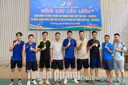 Na Hang trên 30 vận động viên tham gia Giao lưu cầu lông