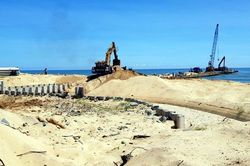 Thừa Thiên – Huế: Tăng tốc thi công Dự án cảng cá Tư Hiền trước mùa mưa bão