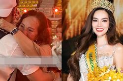 Câu nói nghẹn ngào của mẹ ruột tân Hoa hậu chứng minh vương miện Miss Grand gây thuyết phục