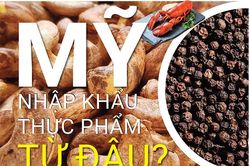 Việt Nam nằm trong các quốc gia xuất khẩu thực phẩm lớn nhất tới Mỹ