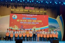 Kiên Giang: Hội thi nghệ thuật quần chúng năm 2023 - 'Tự hào giai điệu Tổ quốc'