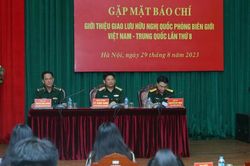 Giao lưu hữu nghị Quốc phòng biên giới Việt Nam - Trung Quốc diễn ra ngày 7 và 8/9