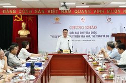 131 tác phẩm báo chí vào vòng chung khảo Giải Báo chí toàn quốc 'Vì sự nghiệp phát triển văn hóa, thể thao và du lịch'