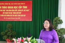 Bến Tre: Phát huy tinh thần 'Anh dũng Đồng khởi, thắng Mỹ, diệt ngụy' trong tình hình mới