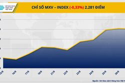 Chỉ số hàng hóa MXV-Index quay đầu suy yếu