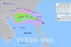 Bão số 3 giật trên cấp 17, di chuyển theo hướng Tây Tây Bắc