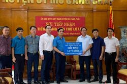 TKV hỗ trợ huyện Mù Cang Chải 1,2 tỷ đồng khắc phục hậu quả thiên tai