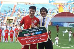 Siêu phẩm móc bóng của 'Ronaldo Việt Nam' giành danh hiệu Bàn thắng đẹp nhất V-League 2023