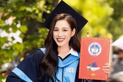 Hoa hậu Đỗ Thị Hà xinh đẹp trong ngày tốt nghiệp, sắp thành CEO