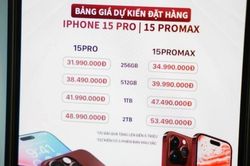 iPhone 15 Pro Max được chào giá hơn 50 triệu đồng dù chưa ra mắt