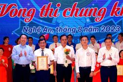 Thị xã Thái Hòa đạt giải nhất Hội thi Hòa giải viên giỏi tỉnh Nghệ An năm 2023