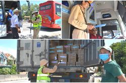 Tăng cường xử lý xe ô tô khách, container không đảm bảo an toàn