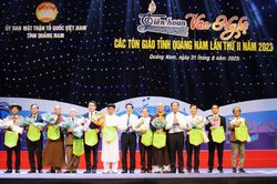 Dấu ấn Liên hoan văn nghệ các tôn giáo tỉnh Quảng Nam lần thứ II