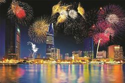 TP. Hồ Chí Minh: Trận địa bắn pháo hoa mừng Quốc khánh 2/9 chờ giờ khai hỏa