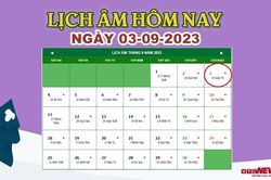 Lịch âm 3/9 - Âm lịch hôm nay 3/9 chính xác nhất - lịch vạn niên 3/9/2023