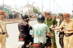 Xử phạt 2.282 trường hợp vi phạm nồng độ cồn