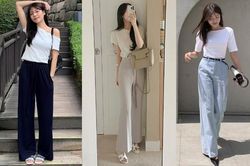 Nên mặc áo thun trắng với kiểu quần nào?