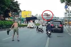 Kẻ phóng dao vào ô tô ở Hà Nội nghiện rượu, nhiều tiền án, tiền sự