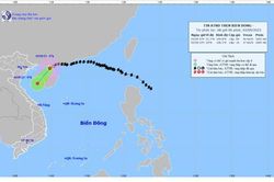 Bão Saola suy yếu thành áp thấp nhiệt đới trên Biển Đông