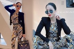 Gu thời trang của Lệ Quyên gây xôn xao vì diện đồ hiệu mà hơi lạ!