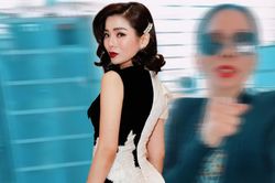 Lệ Quyên mắc 'bệnh nghề nghiệp' tại sân bay, thể hiện rõ qua 1 hành động
