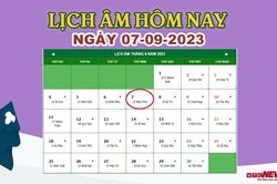 Lịch âm 6/9 - Âm lịch hôm nay 6/9 chính xác nhất - lịch vạn niên 6/9/2023