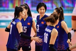 Đội tuyển bóng chuyền nữ Việt Nam tranh hạng 3 với Nhật Bản
