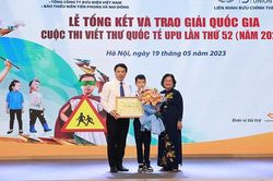 Học sinh Việt giành giải Ba cuộc thi viết thư quốc tế UPU 2023
