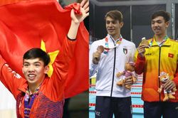 Kình ngư Việt Nam tạo địa chấn khi xuất thần vượt qua đối thủ Nhật Bản để giành vàng ở Olympic trẻ, khiến khán giả nước ngoài thán phục