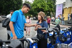 Hà Nội: Hơn 24.000 lượt người sử dụng xe đạp công cộng sau 10 ngày