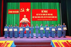 Lữ đoàn Tàu ngầm 189 Hải quân bế mạc hội thi, hội thao năm 2023