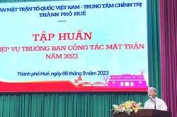 Nâng cao năng lực công tác của Trưởng ban công tác mặt trận