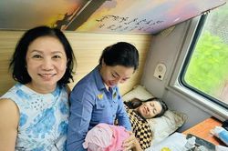 Đỡ đẻ thành công cho hành khách trên chuyến tàu SE22