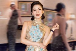 Lệ Quyên đu trend 'lấy chồng', khoe lưng trần khiến dân mạng xôn xao