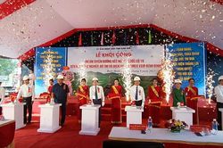 Khởi công Dự án tuyến đường kết nối từ quốc lộ 19 đến Becamex VSIP Bình Định