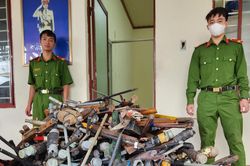 Đak Đoa: Tiêu hủy vũ khí tự chế, công cụ hỗ trợ