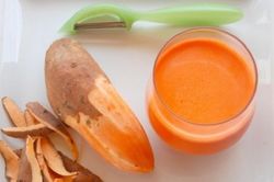 Lợi ích không ngờ của nước ép khoai lang sống