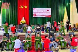 Sôi nổi Ngày hội hiến máu tình nguyện huyện Quan Hóa năm 2023