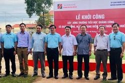Tài trợ 5 tỷ đồng xây dựng Trường tiểu học Quảng Công