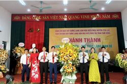 Vĩnh Phúc: Khu thiết chế văn hóa - thể thao làng Man Để thị trấn Tam Hồng (Yên Lạc) đi vào hoạt động