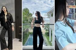 Đàm Thu Trang tự tin diện croptop gợi cảm sau khi sinh con cho Cường Đô La