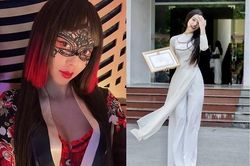 Vẻ gợi cảm của mỹ nữ mang mặt nạ trong 'Biệt dược đen'