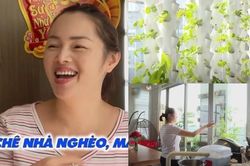 Bên trong ngôi nhà có cả 'rừng' rau của Á hậu 5 con