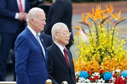 Tổng Bí thư Nguyễn Phú Trọng chủ trì lễ đón Tổng thống Mỹ Joe Biden