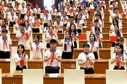 263 đại biểu thiếu nhi họp phiên giả định Quốc hội trẻ em lần thứ I