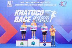 Hơn 1.300 vận động viên tham gia Giải chạy Khatoco Race 2023