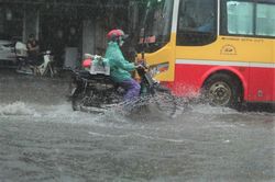 Ngày 11/9, có mưa lớn ở Bắc Bộ, Bắc Trung Bộ, Tây Nguyên và Nam Bộ