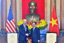 Chủ tịch nước Võ Văn Thưởng tiếp Tổng thống Hợp chúng quốc Hoa Kỳ Joe Biden