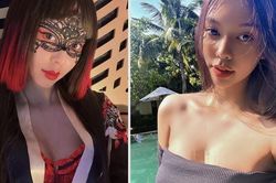 Vẻ gợi cảm của mỹ nữ mang mặt nạ trong 'Biệt dược đen'